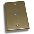 Residential Essentials Residential Essentials 10812SN Single Cable Jack Switch Plate; Satin Nickel 10812SN